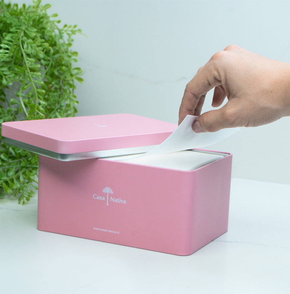 Caja Aluminio Rosa Palo