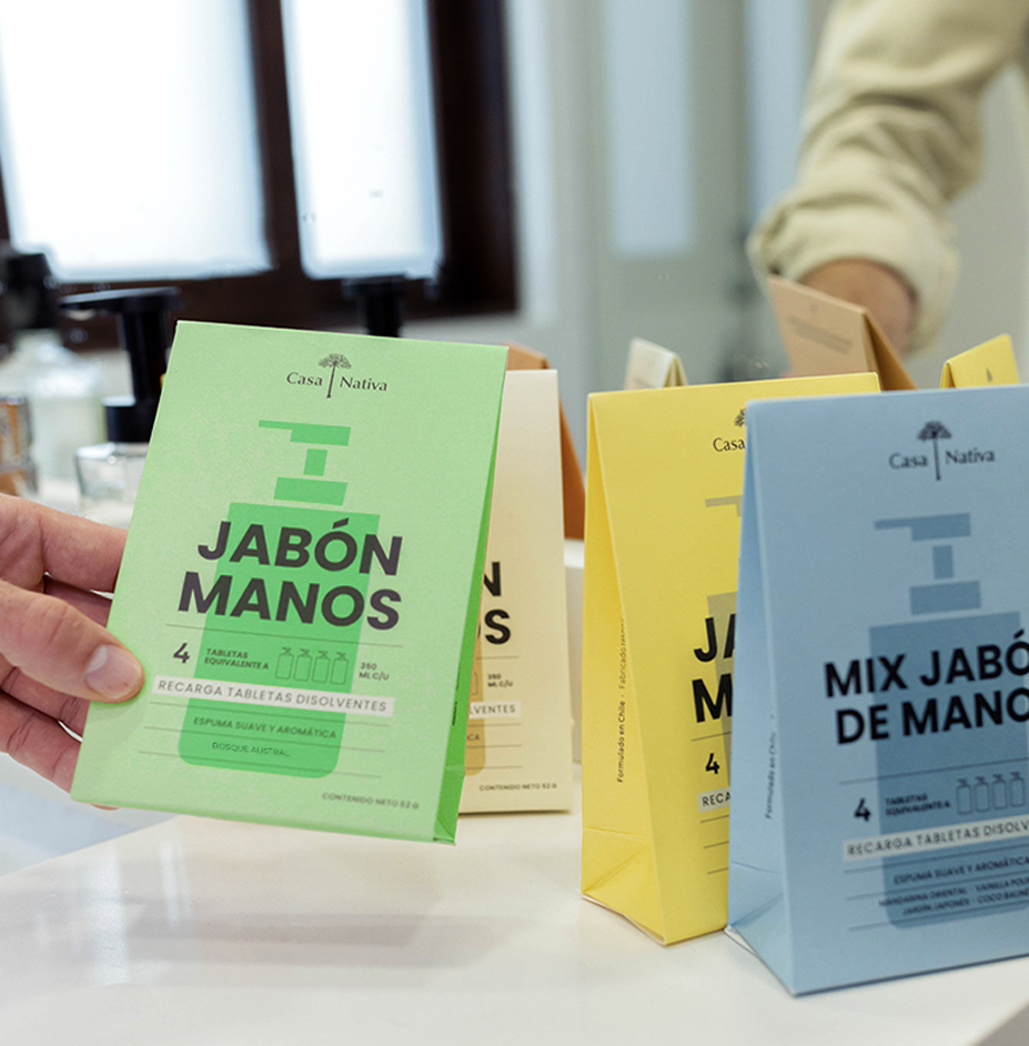 Pack Triple 4 Recargas de Jabón Espuma