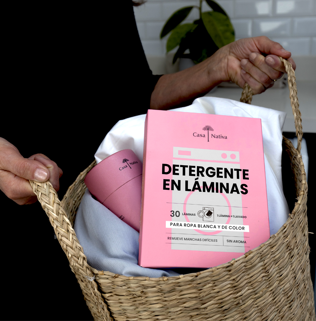 Detergente en Láminas Sin Aroma