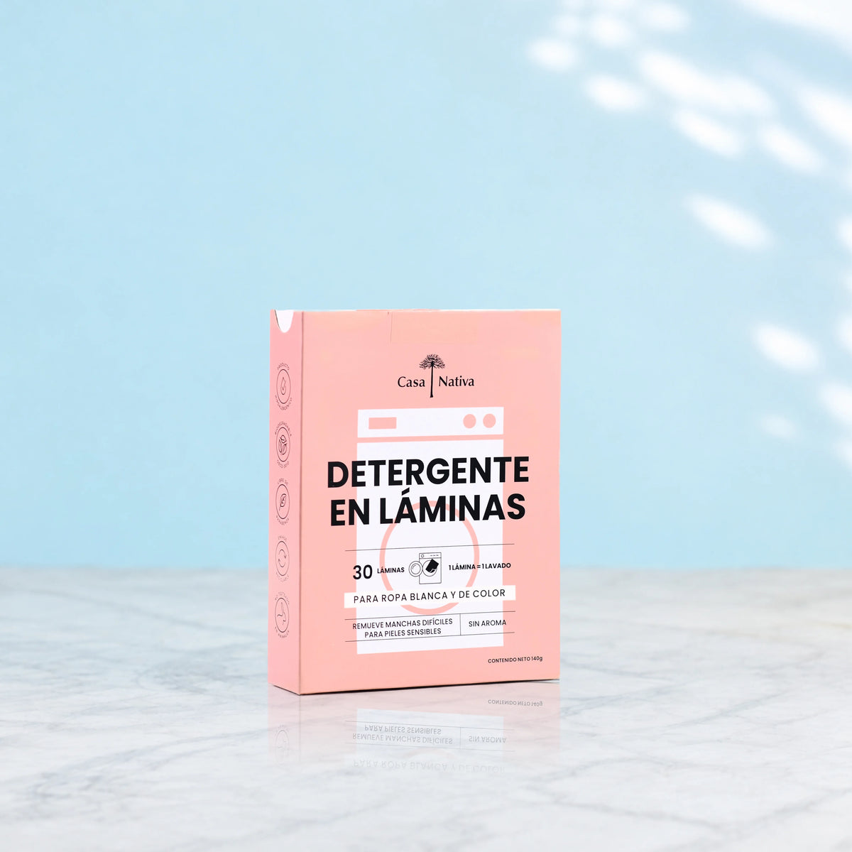 Detergente en Láminas Sin Aroma