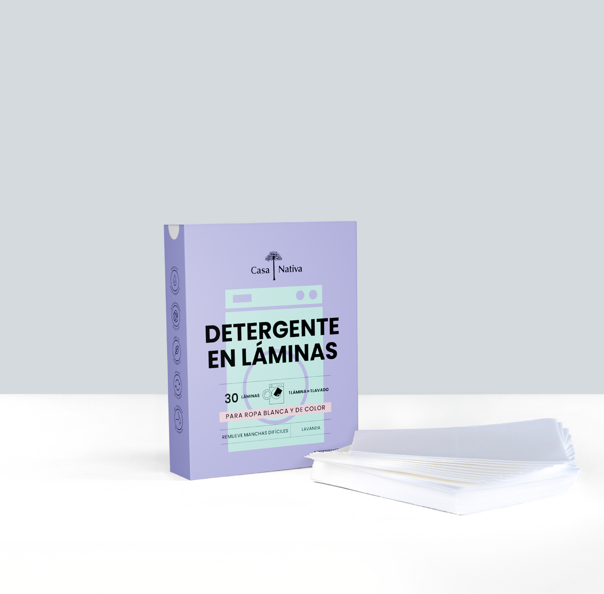 Detergente en Láminas Lavanda