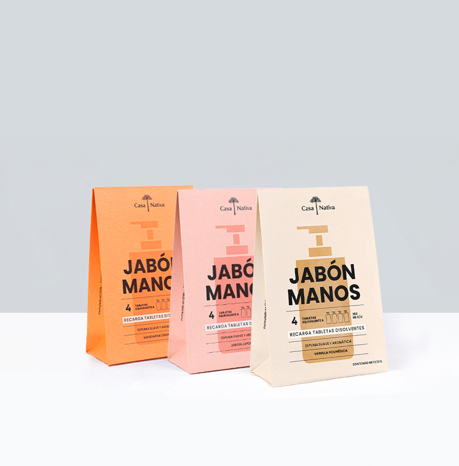 Pack Triple 4 Recargas de Jabón Espuma