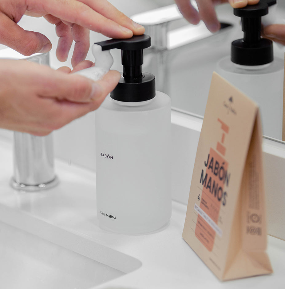 4 Recargas Jabón Espuma Jardín Japonés