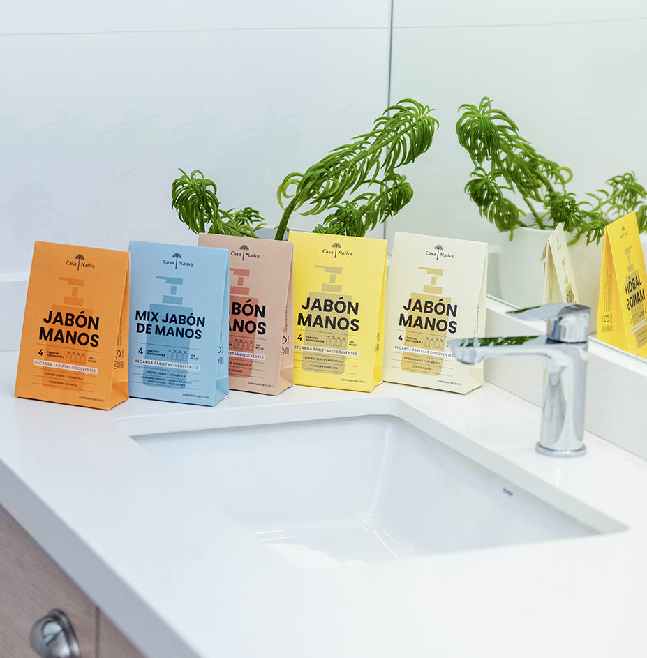 4 Recargas Jabón Espuma Vainilla Polinésica