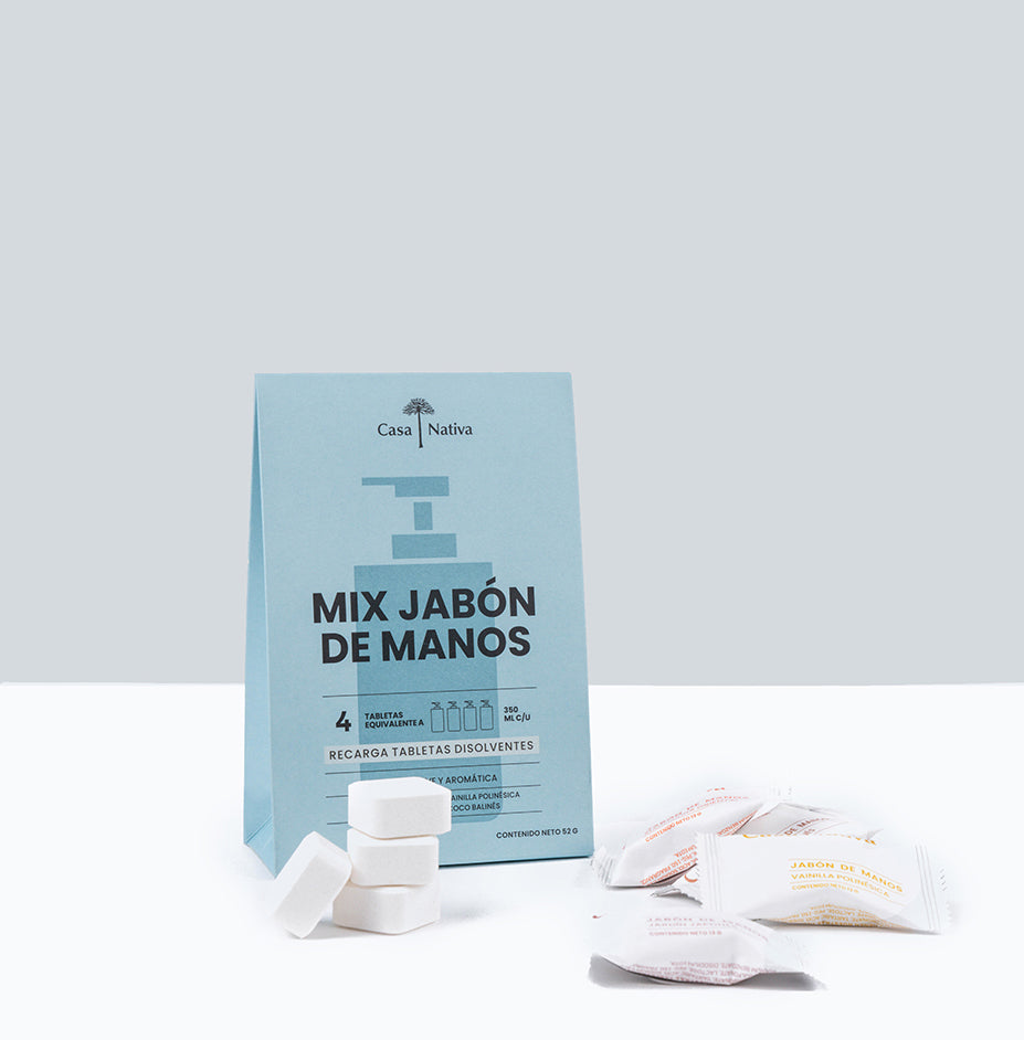 4 Recargas Jabón Espuma Mix Aromas