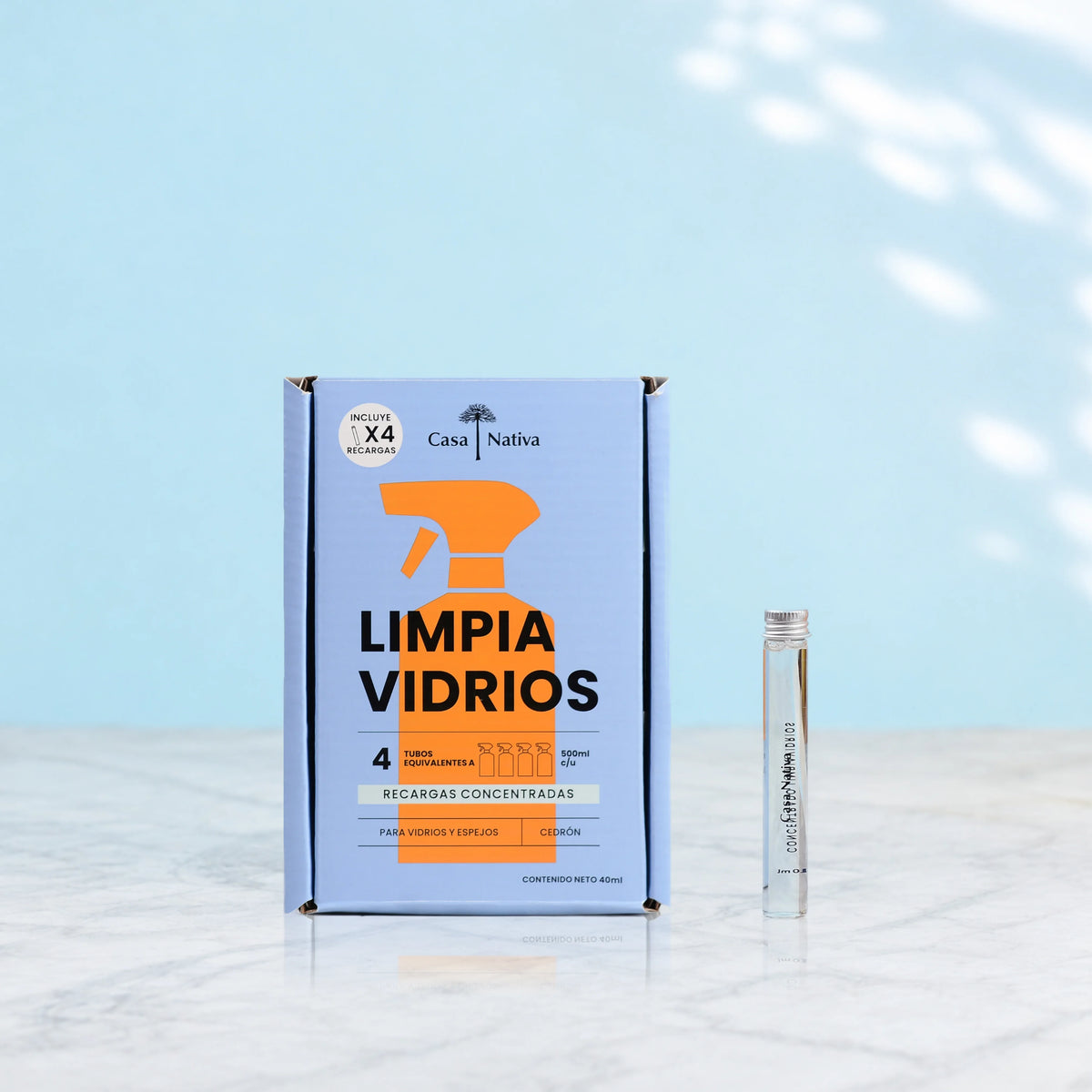 4 Recargas Limpiavidrios