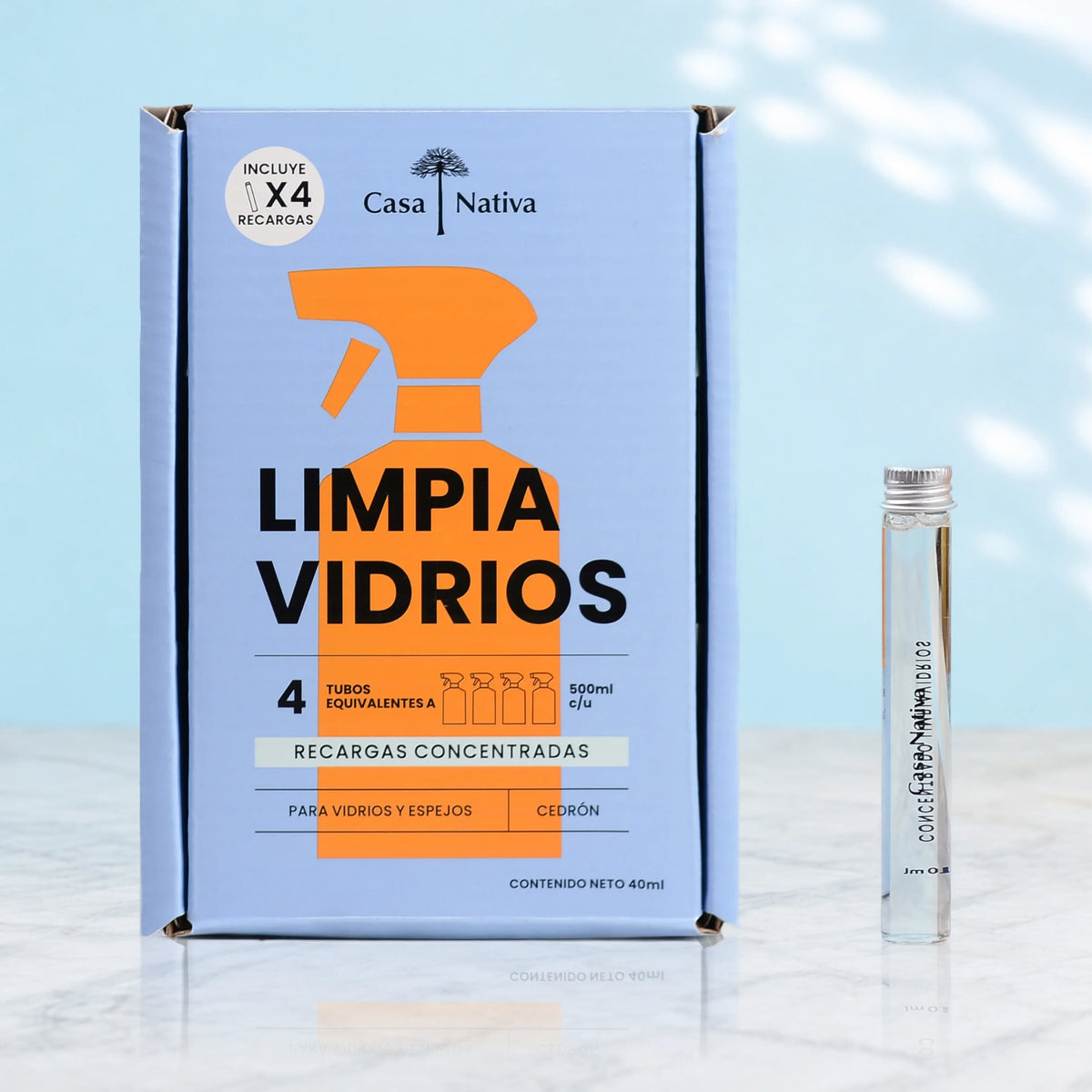 4 Recargas Limpiavidrios