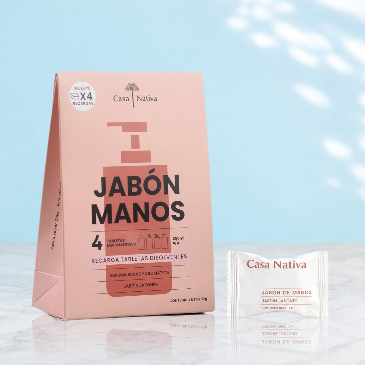 4 Recargas Jabón Espuma Jardín Japonés