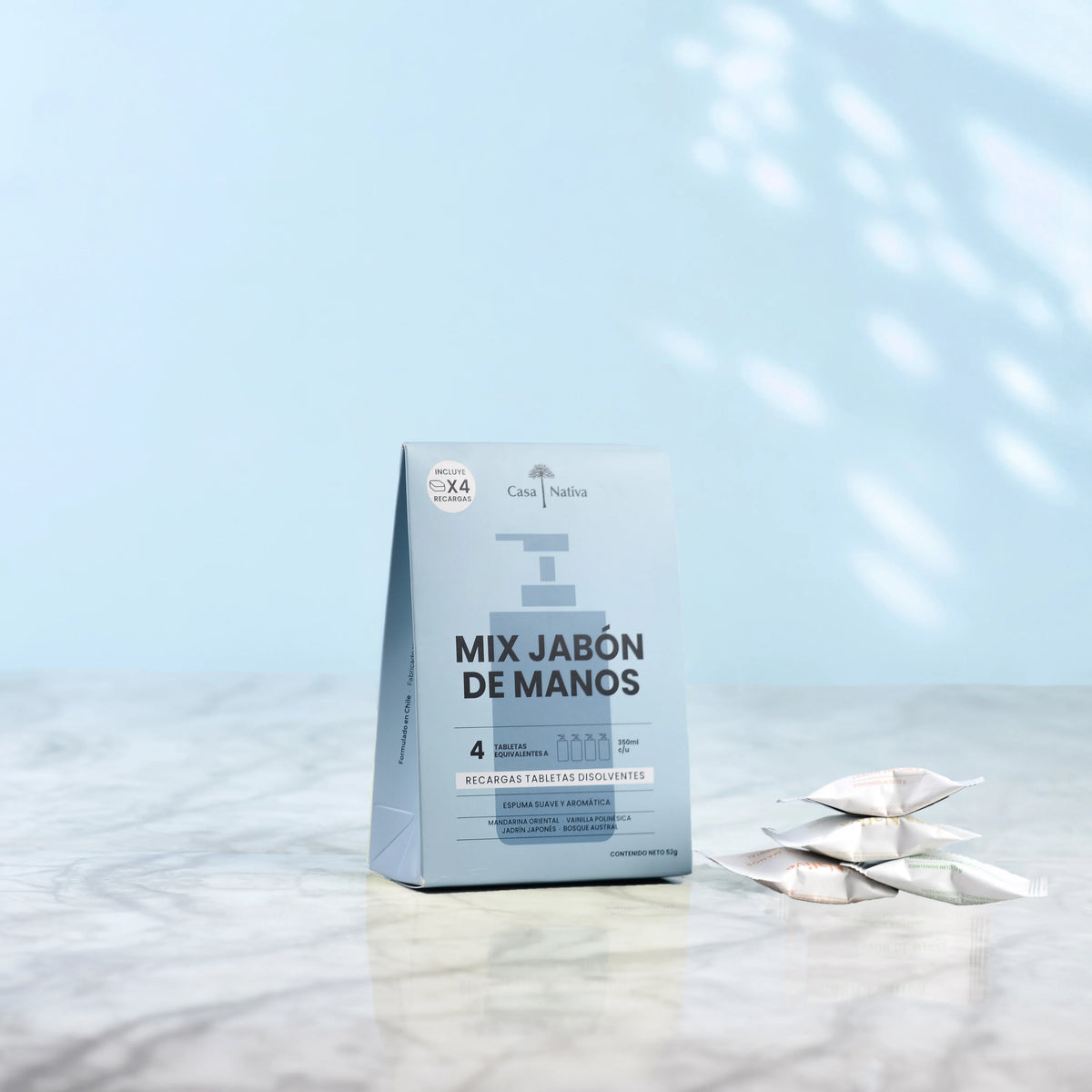 4 Recargas Jabón Espuma Mix Aromas