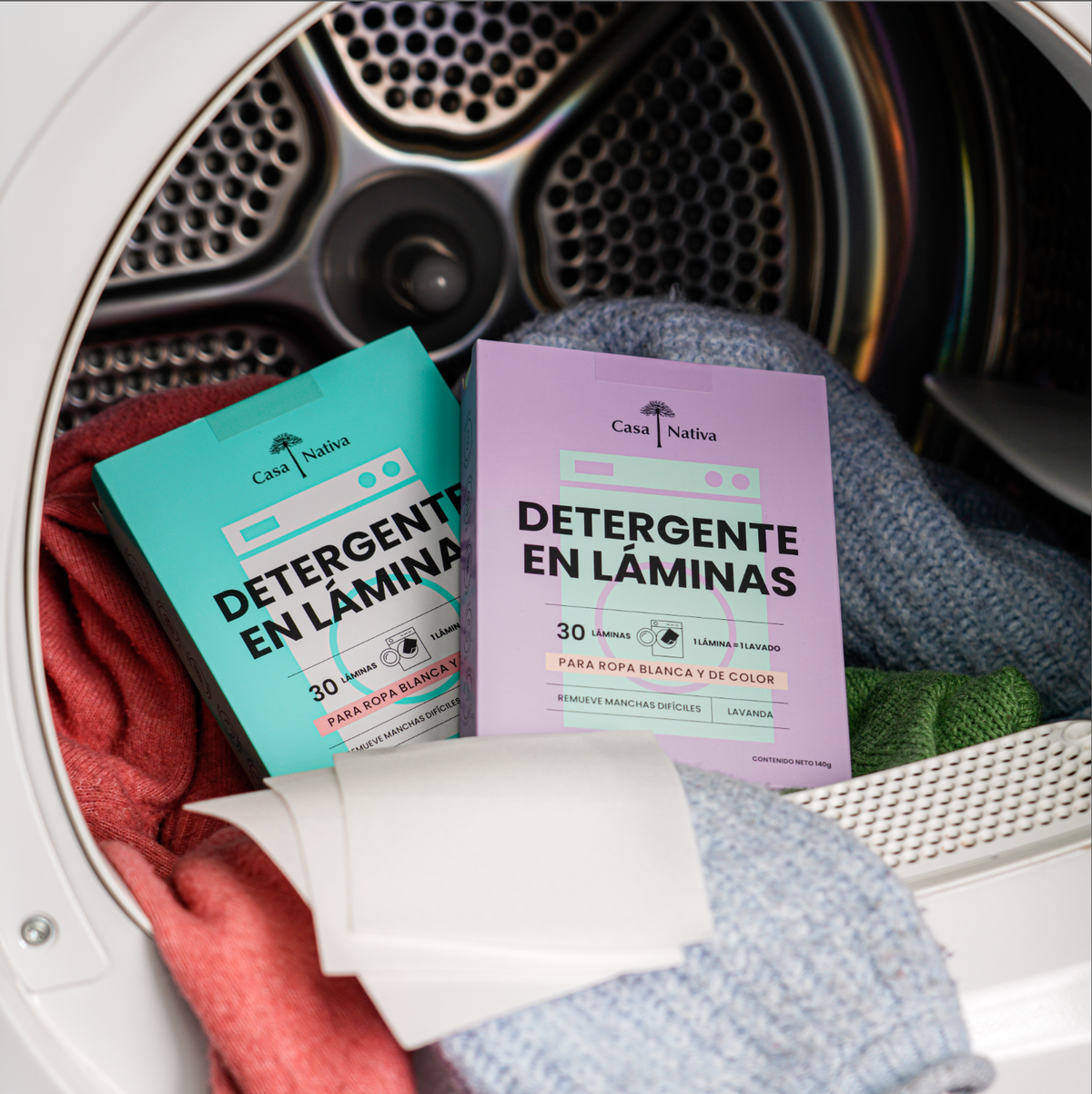 Detergente en Láminas Brisa Primaveral