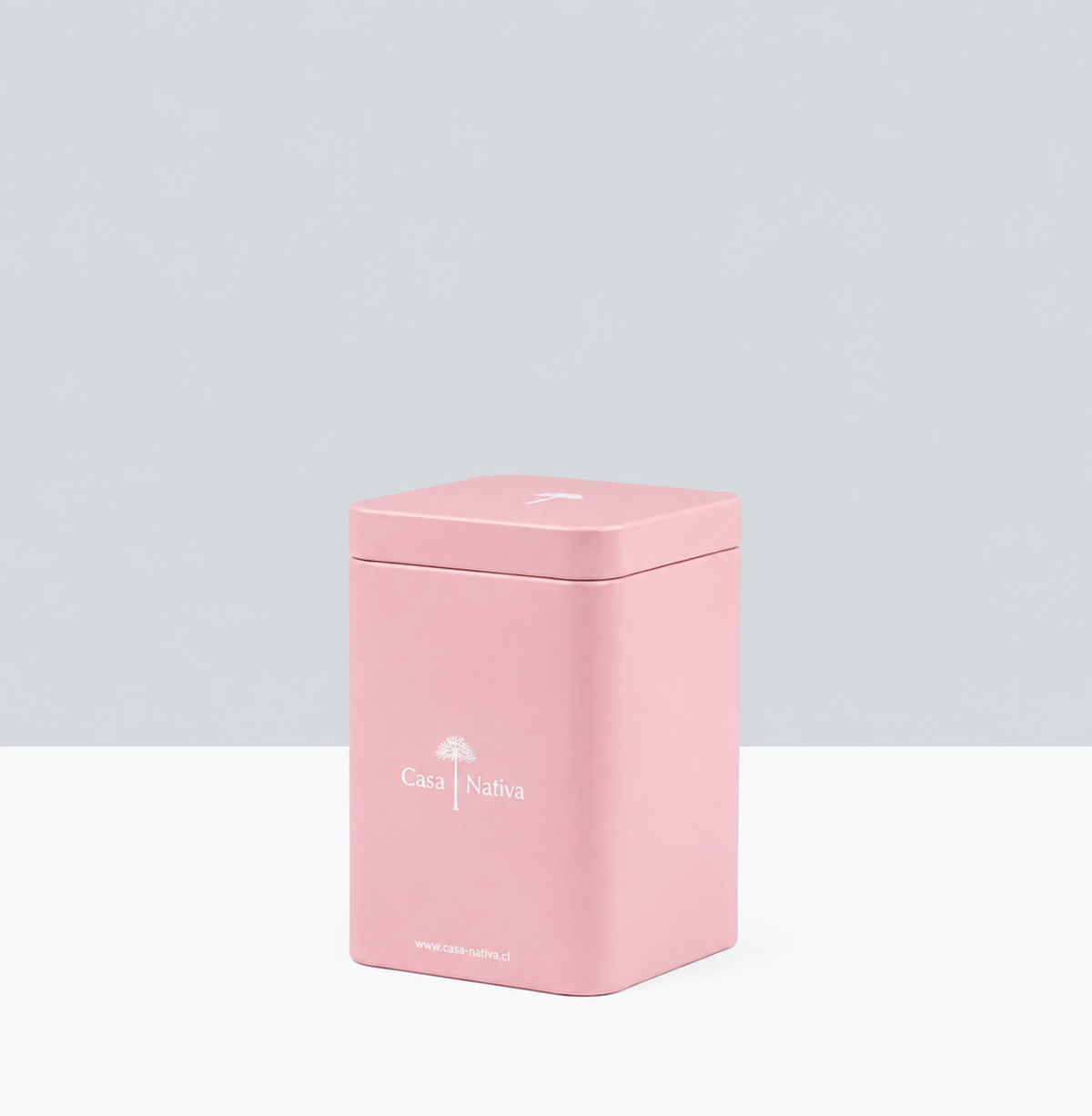 Caja Aluminio Rosa Pastel