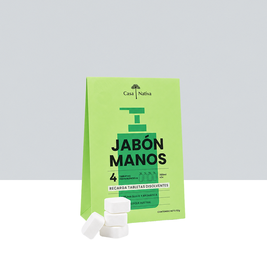 4 Recargas Jabón Espuma Bosque Austral
