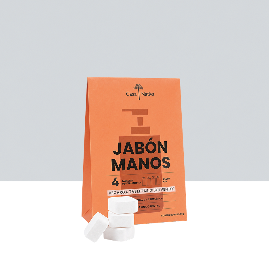 4 Recargas Jabón Espuma Mandarina Oriental