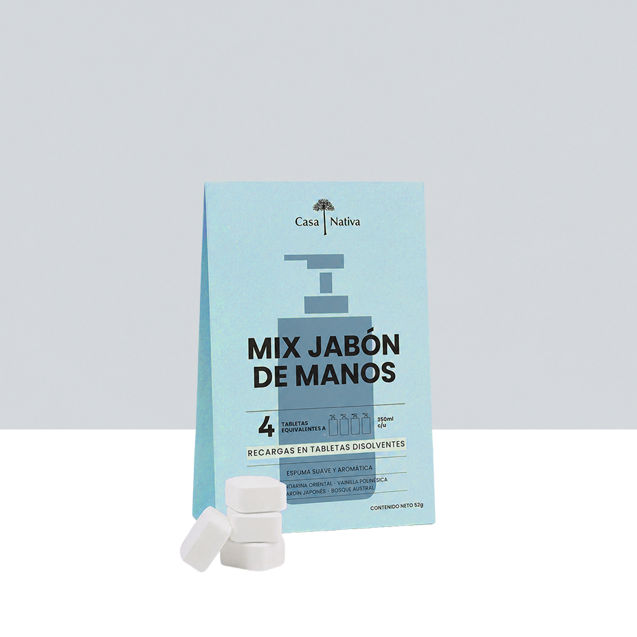 4 Recargas Jabón Espuma Mix Aromas