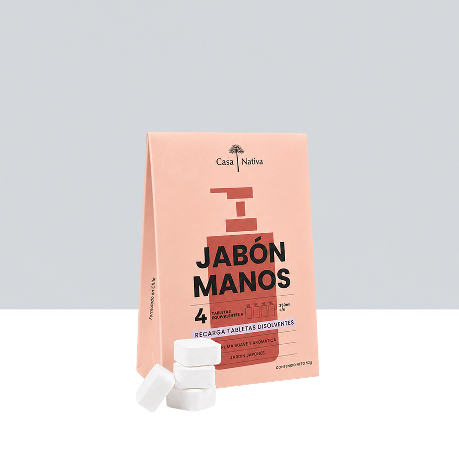 4 Recargas Jabón Espuma Jardín Japonés