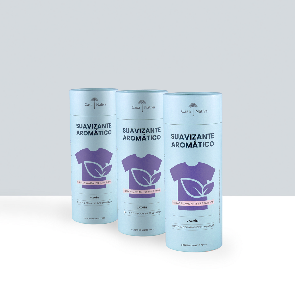 Pack Triple Perlas Suavizantes Jazmín 750g