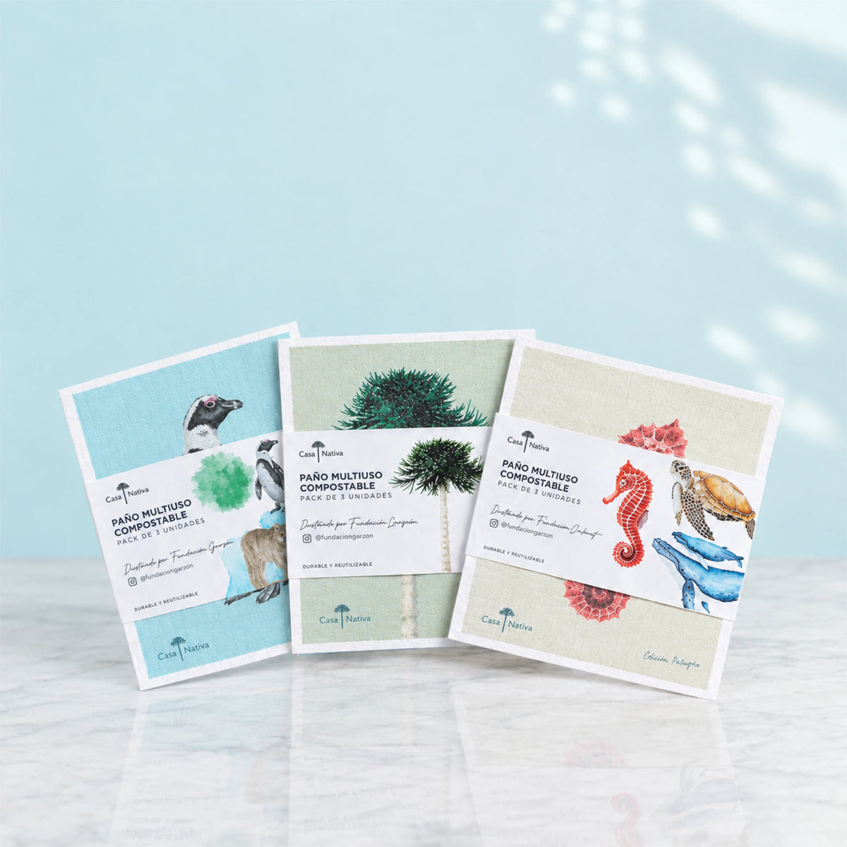 Pack Triple Paños Compostables