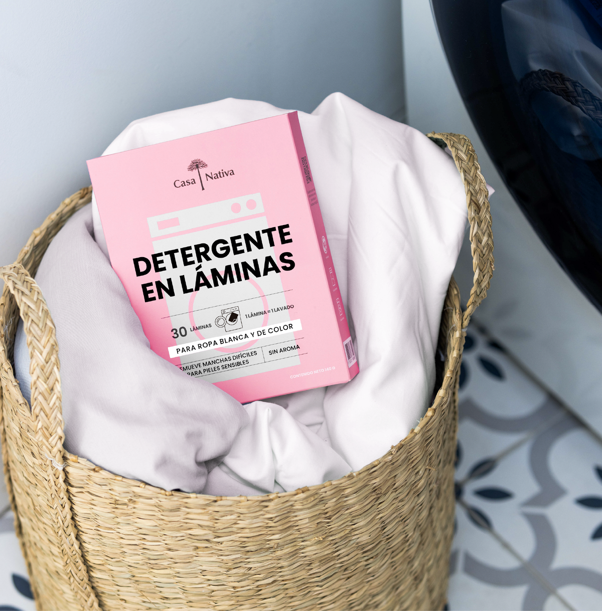 Detergente en Láminas Sin Aroma