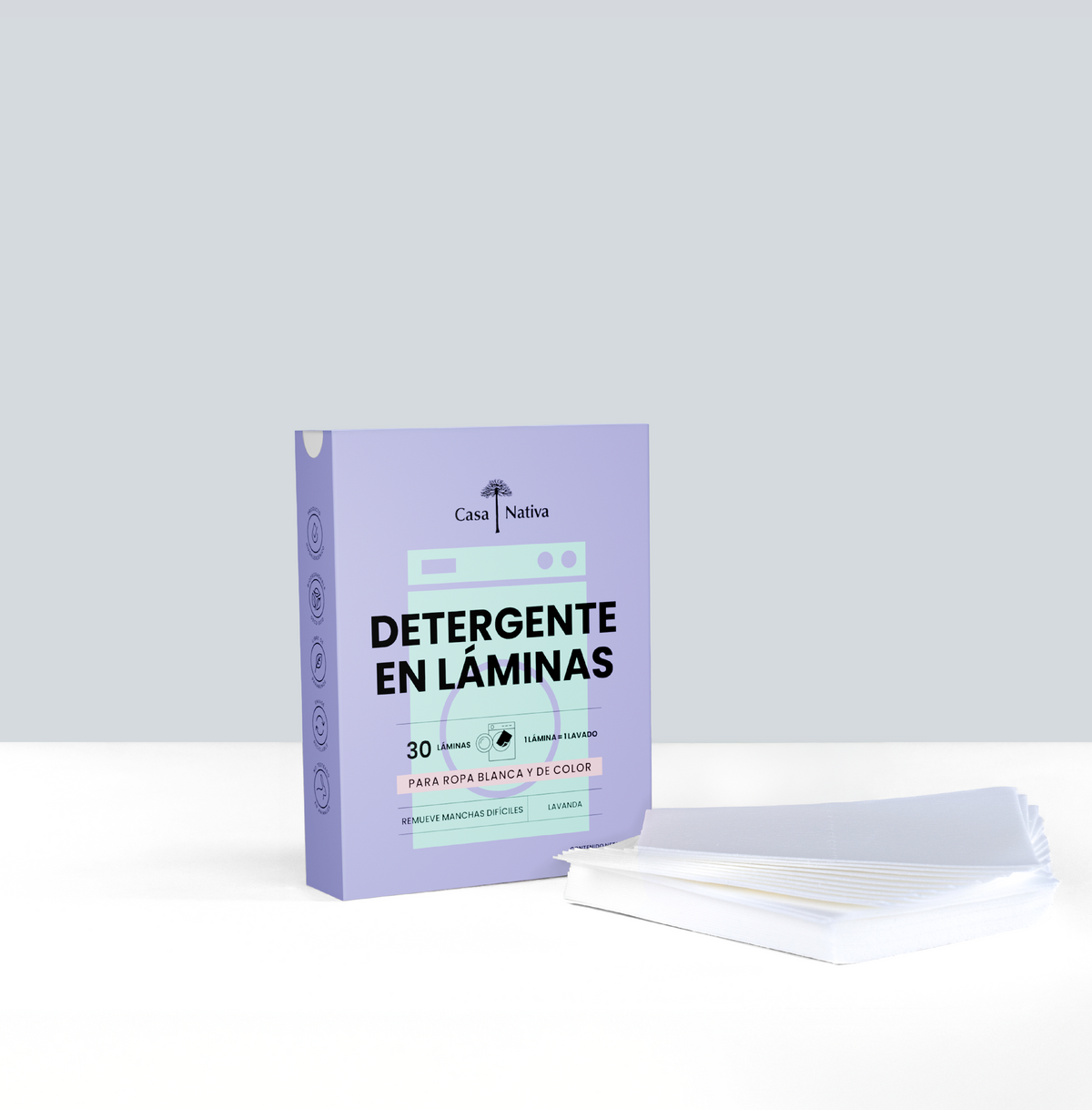 Detergente en Láminas Lavanda