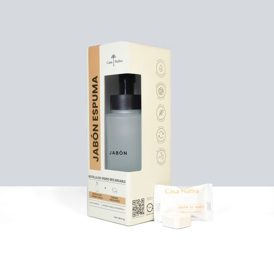 Kit Inicial Jabón Espuma Vainilla Polinésica
