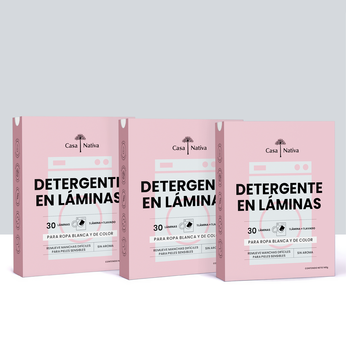 Pack Triple Detergente Sin Aroma