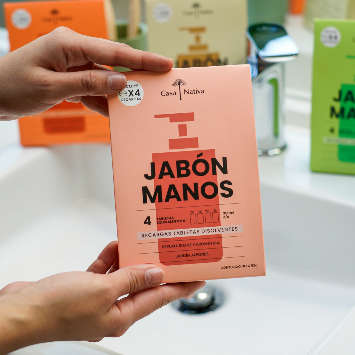 Pack Triple 4 Recargas de Jabón Espuma