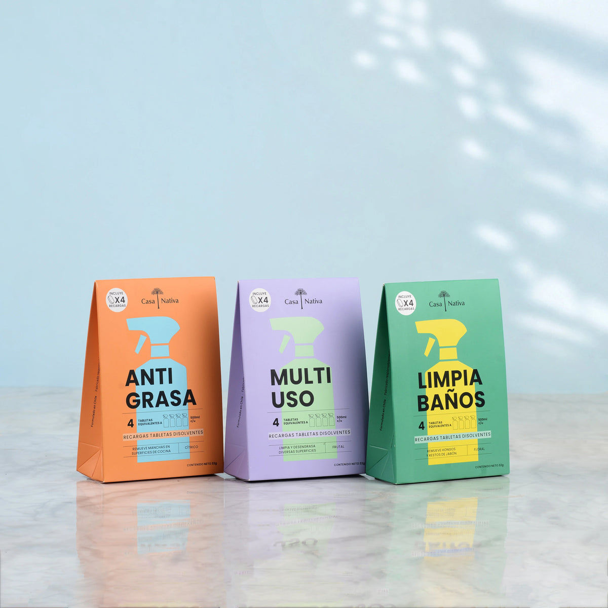 Pack Triple 4 Recargas de Limpieza