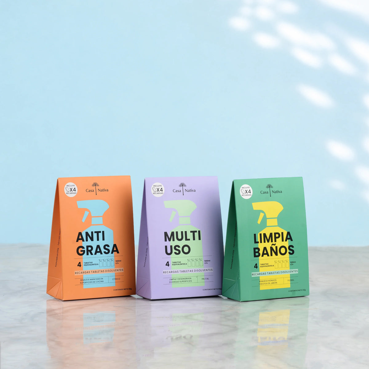 Pack Triple 4 Recargas de Limpieza