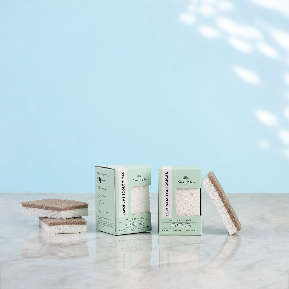 Pack Triple Esponjas Ecológicas