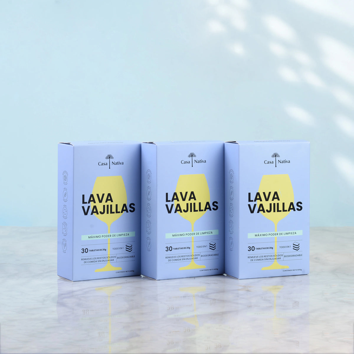 Pack Triple Tabletas Lavavajillas