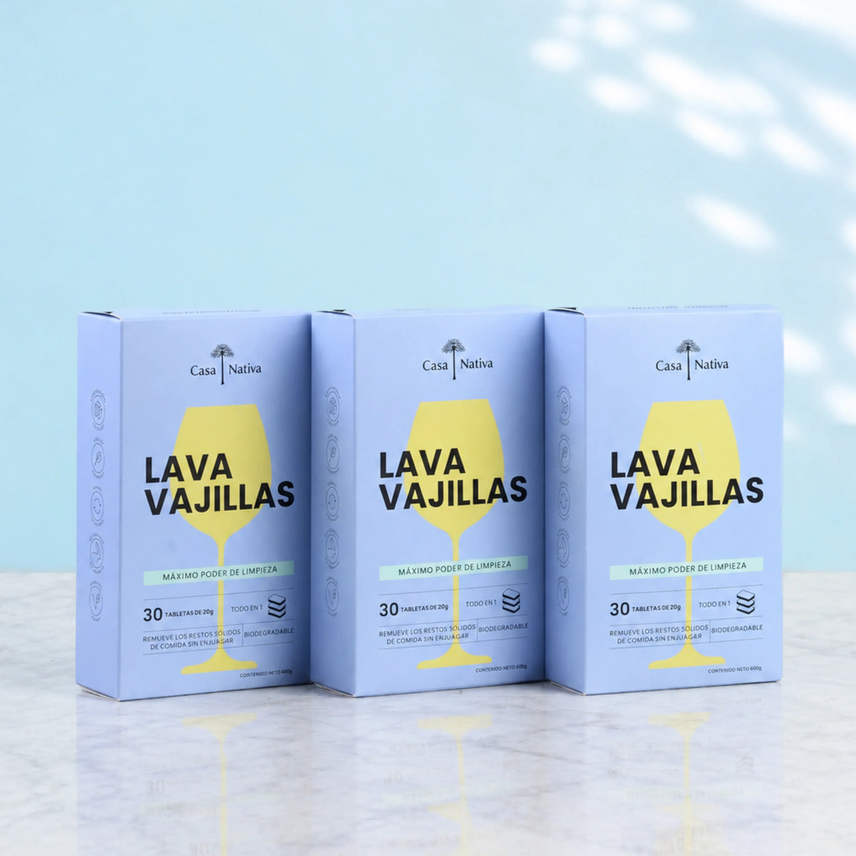 Pack Triple Tabletas Lavavajillas