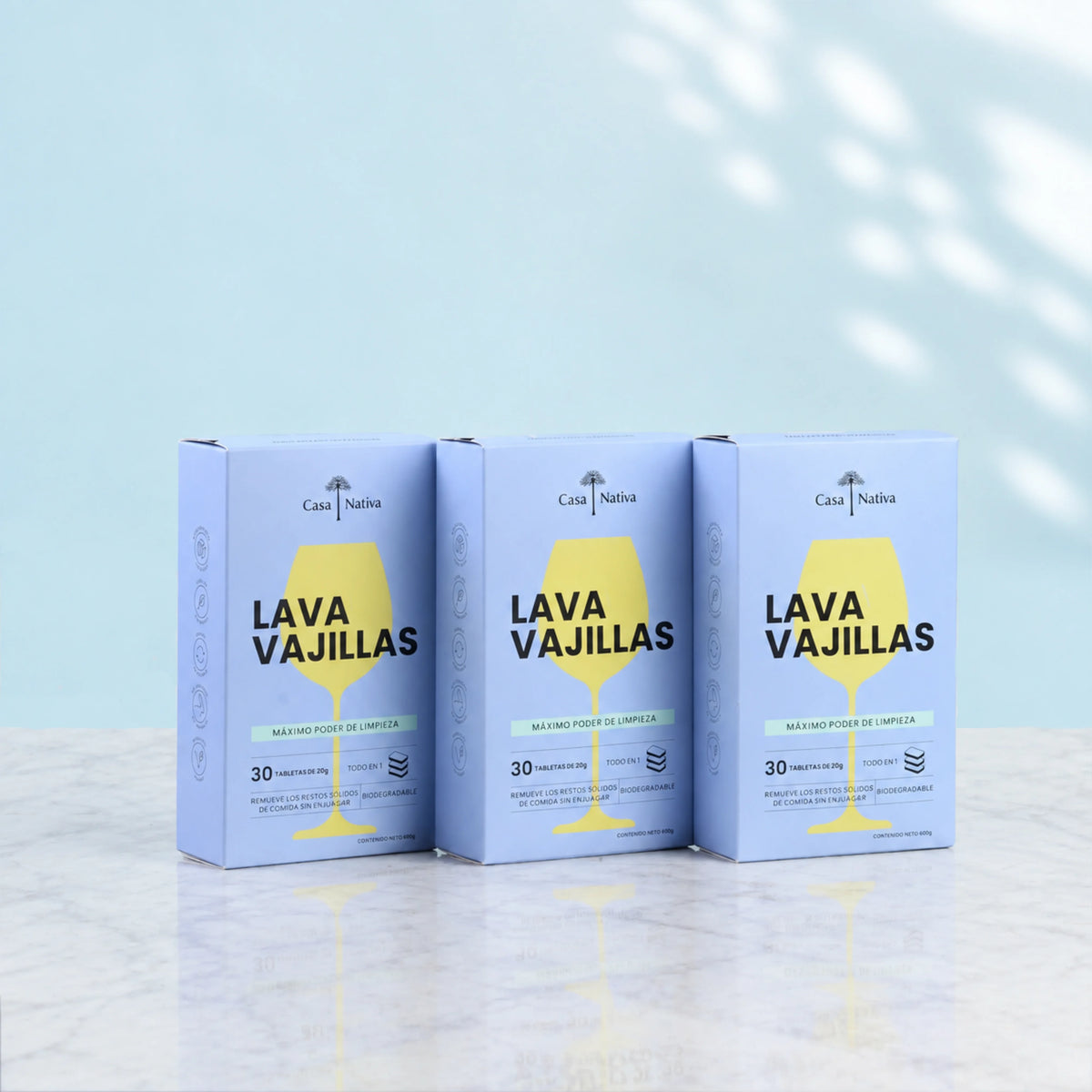 Pack Triple Tabletas Lavavajillas
